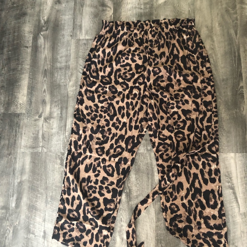 SHEIN leopard print pants